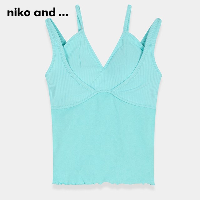 niko and...Vest suspender summer double shoulder strap chest pad design inner wear 961548