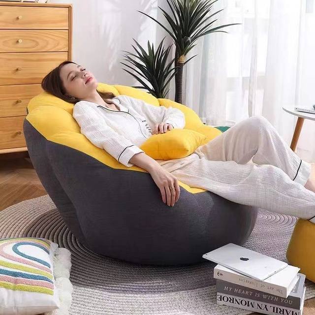 Single recliner tatami lazy sofa sleepable and lying bedroom small sofa bean bag sofa chair human dog kennel
