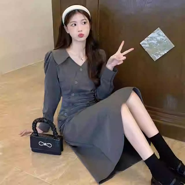 2025 spring and summer new floral dress for women, small, pure and lustful waist-hugging skirt, HM2
