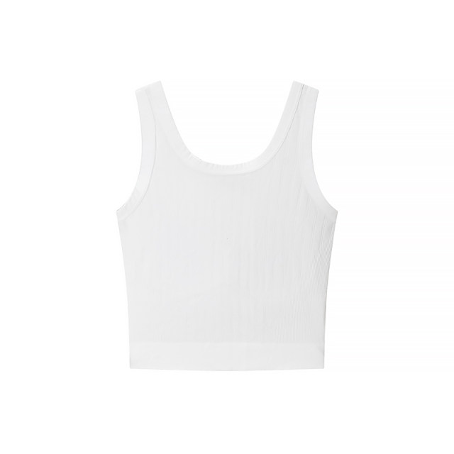 2025 summer new fashion versatile slim fit sport suspender short sleeveless sweet and spicy vest top