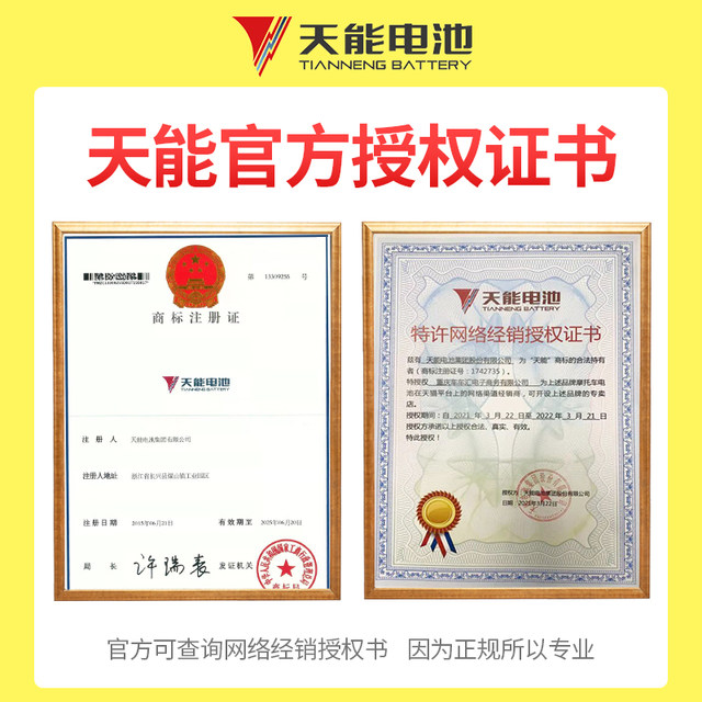 Tianneng motorcycle battery 12V universal maintenance-free 7A9A5A125 scooter curved beam straddling bicycle dry storage battery