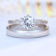 Simulated wedding rings for a wedding couple, props for the wedding scene, couple rings, men's and women's fake diamond rings exchange ceremony