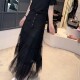 
Spring and summer mid-length mesh skirt design solid color skirt makes you look slim and simple and versatile cake skirt for women