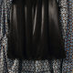 2024 spring and summer new high-waisted retro floral chiffon spliced ​​cake skirt A-line printed long skirt women's skirt