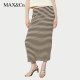 MAX/Co.2025 Spring and Summer New Product Commuter Knitted Pencil Skirt 6771015402