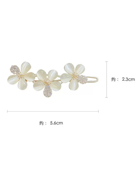 Hairpin women's bangs clip pearl hair clip headdress 2025 new high-end side clip exquisite adult one-line clip