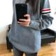 Internet celebrity striped sweater base shirt for men and women Korean style niche round neck pullover sweater casual knitted sweater