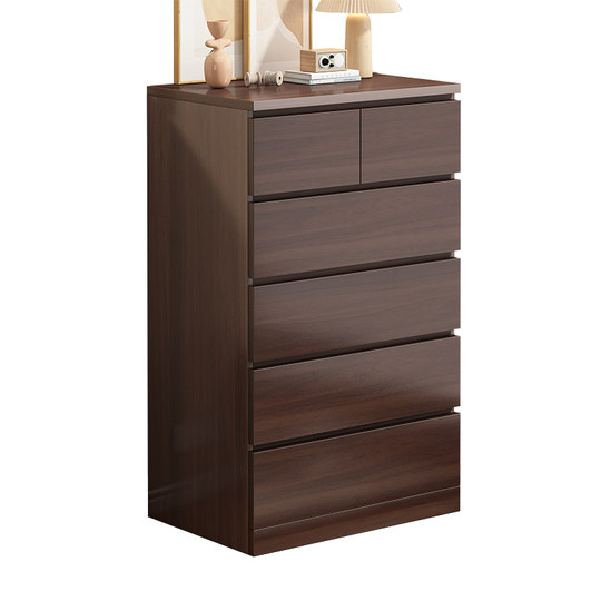 Coffre de tiroirs armoire de rangement en bois massif simple chambre ménage moderne salon mural léger tiroir de luxe armoire