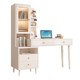 Solid wood desk bookshelf integrated computer table bedroom bedroom family modern students learn to write office office work table