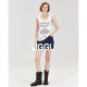 Jinggu Black Label JGGU Unrestrained Mode Loose Version Fashionable Layered Lazy Print Women's Summer Sleeveless Inner Vest