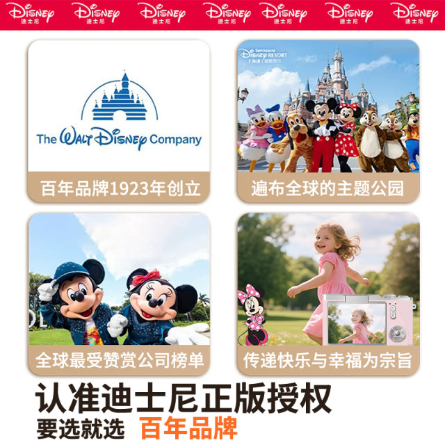Disney Stitch CCD children's digital camera student party high-definition travel portable small girl gift