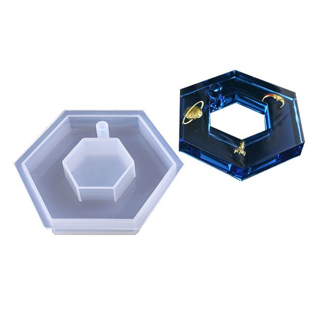 Midisha glue mold hanging tag pendant silicone mold diy crystal glue accessories pendant round