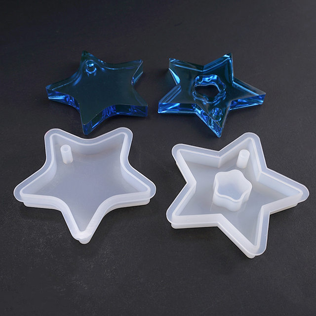 Midisha glue mold hanging tag pendant silicone mold diy crystal glue accessories pendant round