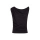 Asymmetrical sleeveless T-shirt for women ochirly 2024 new summer top breathable and unique design