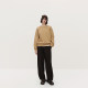OCHIRLY Oushili pure cotton round neck sweatshirt women's long-sleeved T-shirt casual top loose 2025 autumn and winter new style
