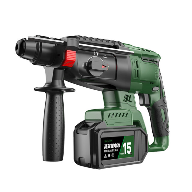 Tanzu brushless lithium battery rechargeable electric hammer impact drill for concrete three-purpose electric drill electric pick industrial household multi-function