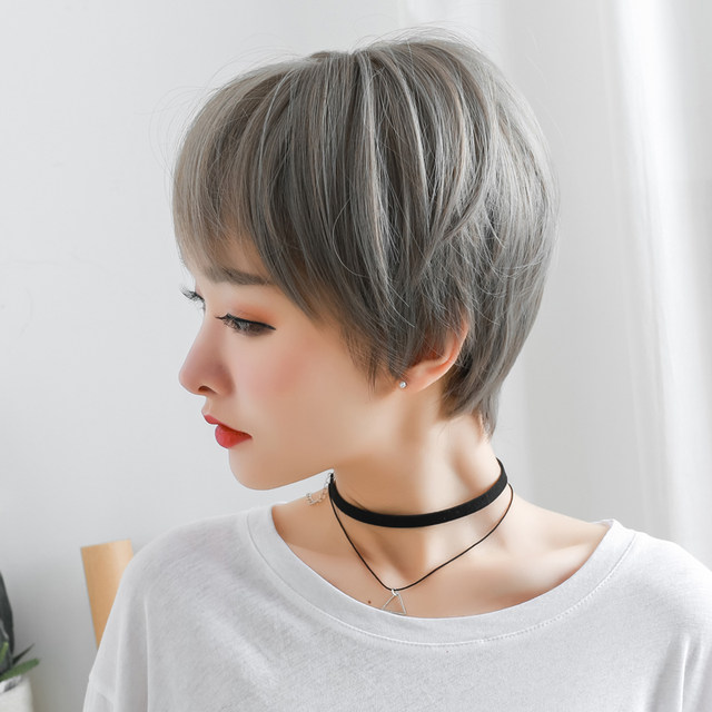 Straight Bob Korean Short Hair Round Face Short Bob Haircut