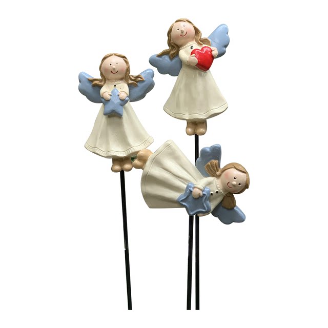 Outdoor creative angel ground insert villa garden layout courtyard balcony landscape garden decoration pot decoration ornament