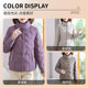 
Middle-aged mother down jacket winter clothing 2025 new brand middle-aged and elderly women short style and thin winter jacket
