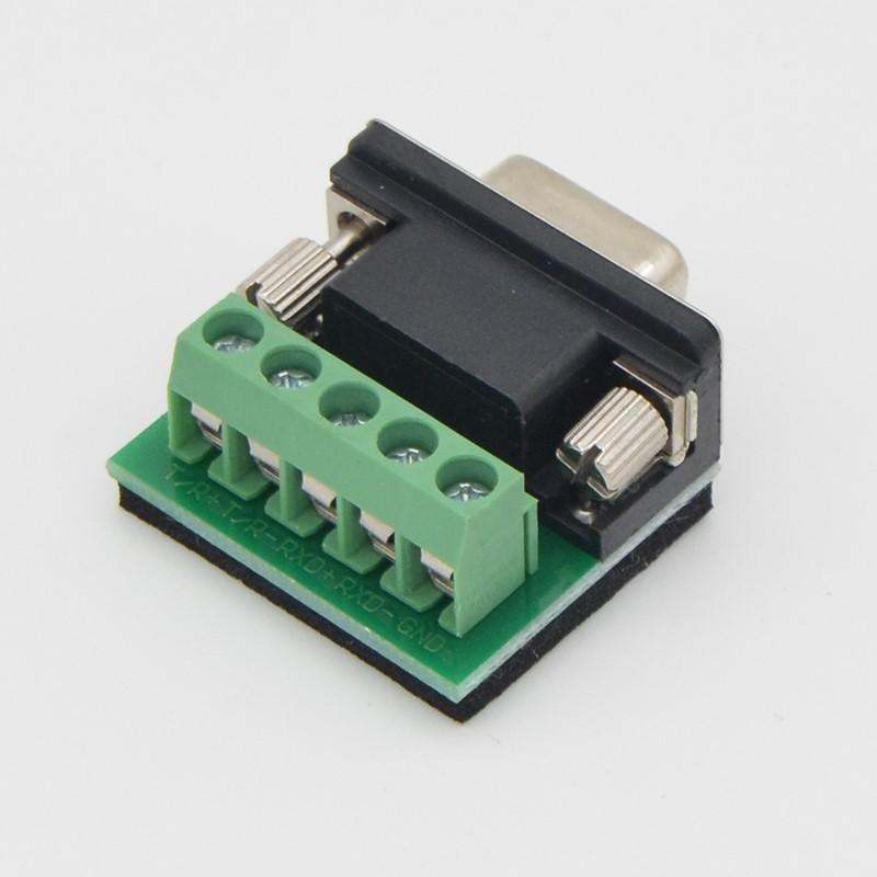 rs485 接线柱 232转接头 422 接线端子 母头5/6位db9端子带固定柱