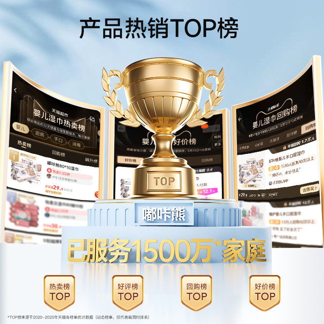 Duka Bear Baby Wipes 80 Large Pack Hand Mouth and Fart Special Baby Newborn Family Affordable Wet Wipes