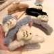Cute plush hair clip female back of the head of the head of the shark clip in the high -level sensation autumn and winter new clip headdress grab