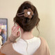 Autumn and winter flower duckbill hair clip women's 2025 new high-end hair grab clip back of the head one-word clip headwear