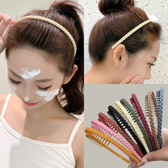 Special anti-slip headband for face washing, summer women's 2025 new high-end hair pressure hair band broken hairpin headband