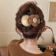 Early autumn brown duckbill hairpin for women's back of head 2025 new high-end one-word hair clip hairpin hairpin headwear