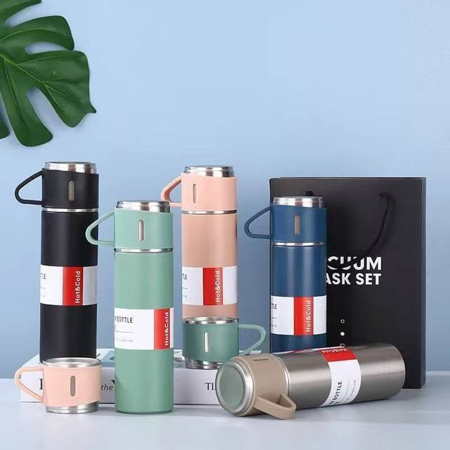 Thermos cup large size large capacity men's business thermos cup women's high-end business office thermos cup business gift box