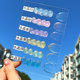 
Cream polarized glue transparent crystal system pearled crystal glue mobile phone case handmade DIY material hair clip