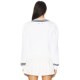 [New Summer Product] THE UPSIDE SOONY V-neck Sweater White REVOLVE niche new style
