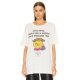 The Laundry Room Cartoon Pattern Loose T-shirt White Round Neck Short Sleeve Casual Top REVOLVE