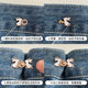 Jeans waist buttons, pants waist circumference is smaller, fixed tightening artifact, skirt, invisible button adjustment clamp