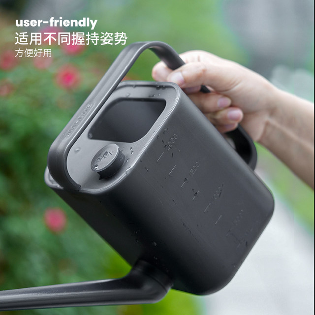Jimmy home gardening watering kettle 2000ml large capacity long mouth thickened watering device household watering kettle