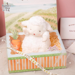 Bunnies Little Sheep Male Doll Plush Toy Birthday Valentine's Day Girl Puppet Soothing Doll Bay Rabbit