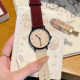 Ancora red couple watch for female students, middle and high school girls, ins style, niche girls who only watch the time and have good looks