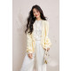 Qiushui Yiren Chinese style red sweater 2025 spring new women's sweet V-neck top fashionable knitted cardigan