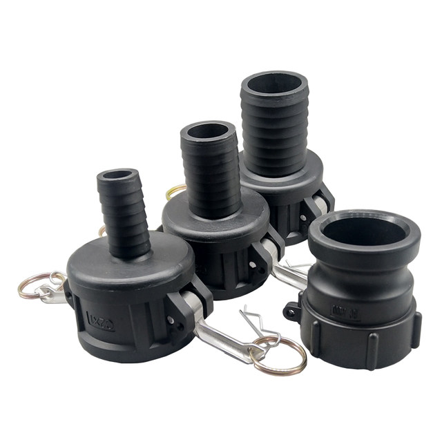 Square ton barrel fast plastic internal thread joint accessories male head female head one inch 1.5 inch 2 inch thick fine tooth valve