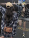 Early autumn power style plaid shirt for women retro loose slim shirt cardigan large size chic top thin jacket