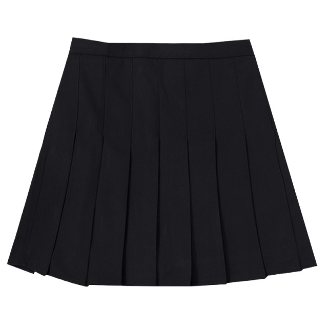 Fat mm outfit pleated skirt jk short skirt women spring and summer versatile large size cover belly high waist slim small A-line umbrella skirt