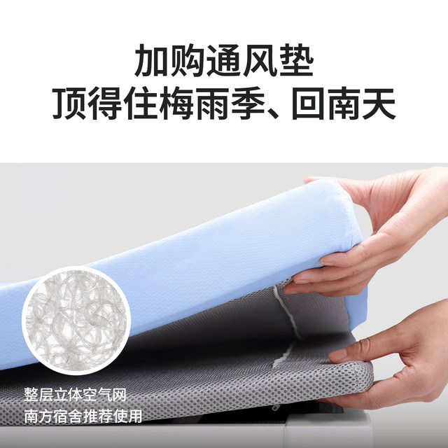 Blue box small blue pad memory foam mattress thin mattress mattress student dormitory soft padded single tatami