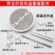 Small solar heater heating disk carbon crystal heating disk new aluminum disk baked stove universal horizontal vertical electric wire carbon crystal disk
