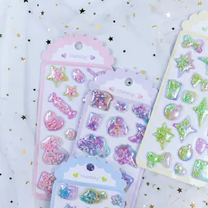 Kawaii Puffy Shaker Stickers