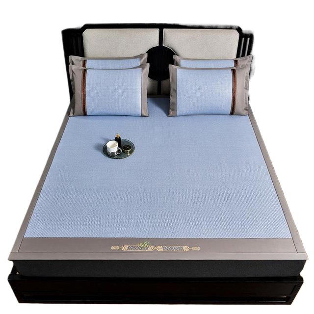 Summer ancient rattan mat three-piece set 2024 new summer mat mattress bamboo mat straw mat available for children, mothers and infants