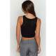 2022 Cross-border Amazon Summer New European and American Women's Sexy V-neck Sling Knitted Sweater Vest Vest Vest
