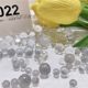 Acrylic imitation crystal mixed beads, sticky balls and Guka brick decoration, non-porous transparent loose beads shot by Gu Mei
