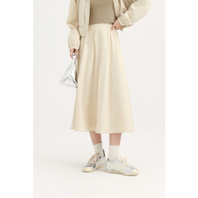 Shi Fan Li Xiaolian Skirt 2024 Spring New Middle Umbrella Skirt 3F3240071
