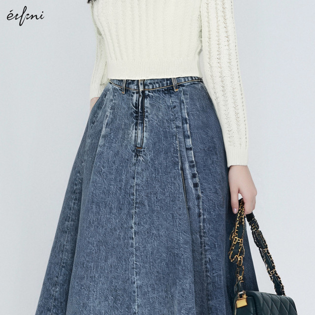 
Evely outlets store denim skirt women ZF2245051