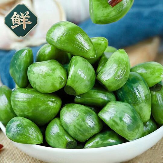 Shandong Laba Garlic Authentic Pickles for Food Sweet Garlic Sweet and Sour Garlic Pickled Green Garlic Pickled Garlic Pickled Garlic